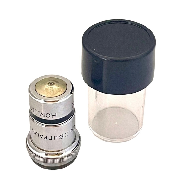 SPENCER LENSE CO Microscope Objective Lens with Case 1.8 MM 1.25-95X - Picture 2 of 3